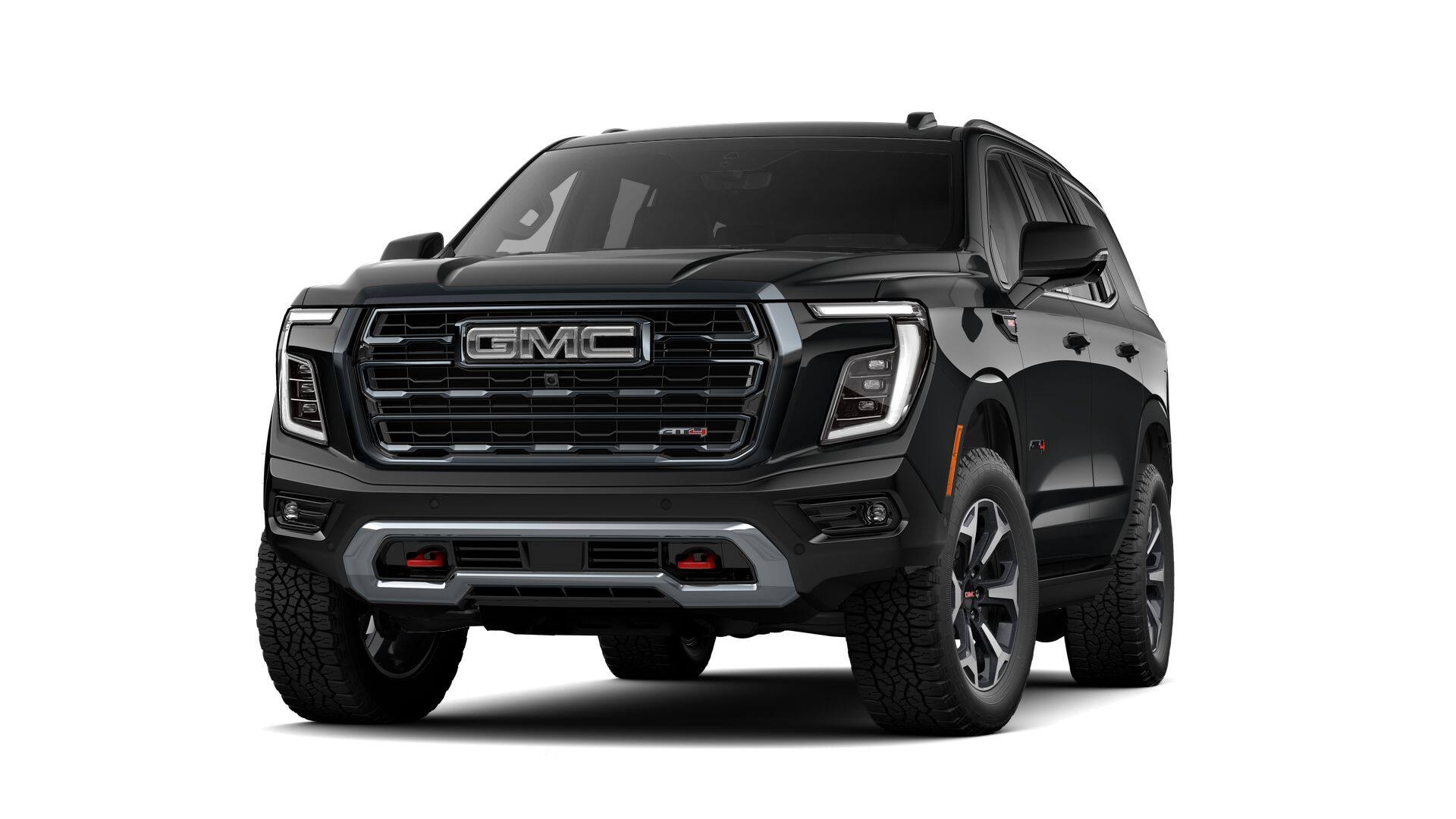 2026 GMC Yukon AT4 in Onyx Black — front three-quarter view
