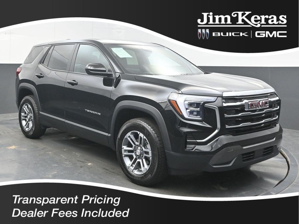 2026 GMC Terrain Elevation in Ebony Twilight Metallic — front three-quarter view