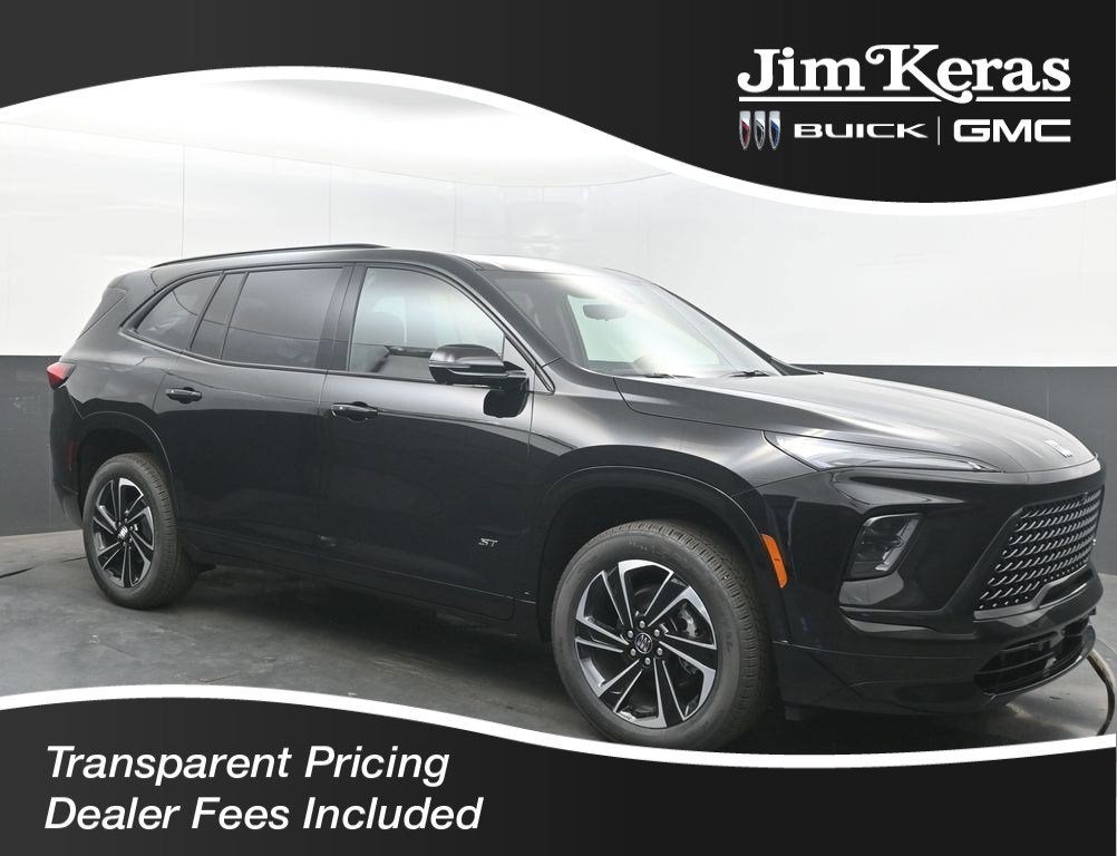 2026 Buick Enclave Sport Touring in Ebony Twilight Metallic — front three-quarter view